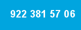 922 381 57 06 922 381 57 06